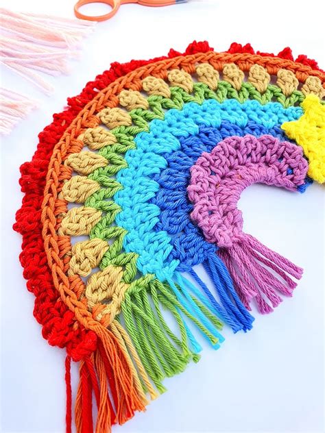 Vibrant Rainbow Crochet Patterns - Beautiful Dawn Designs