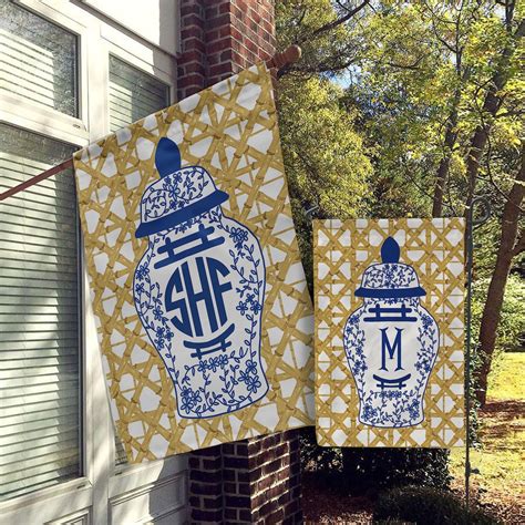 Personalized Flag, Monogram Garden Flags, Custom House Flag, Modern ...