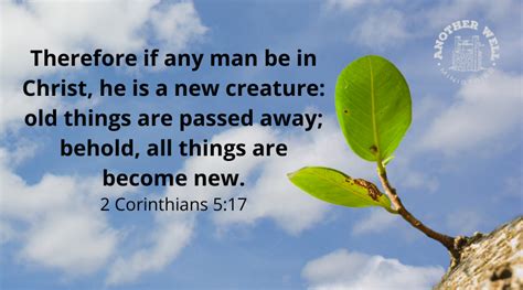 A new creature in Christ - Another Well Ministries