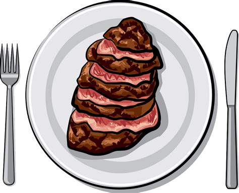 Beef Steak clipart transparent - Clipart World