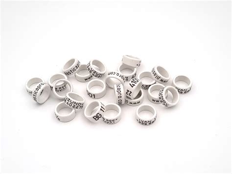 Plastic rings with laser engraving – PLASTICA PRO Ltd.