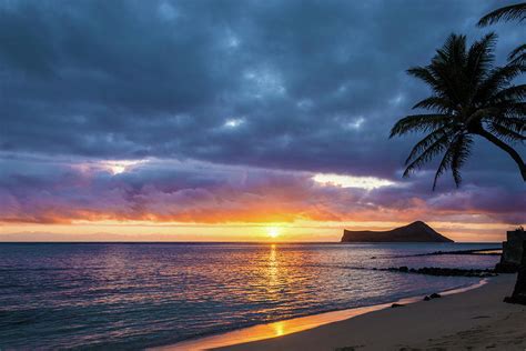 Rabbit Island Sunrise 3 - Oahu Hawaii Photograph by Brian Harig - Pixels