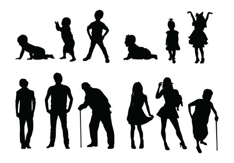 Human Silhouette 137254 Vector Art at Vecteezy