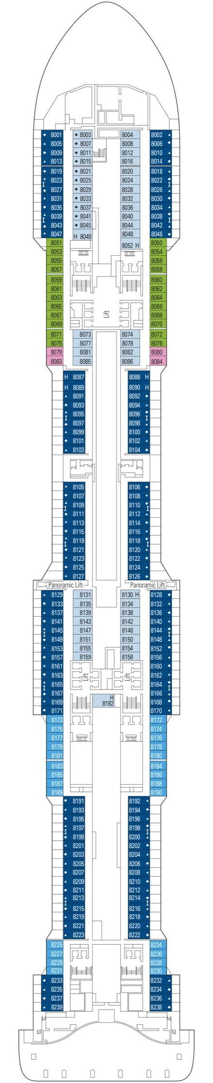 MSC Meraviglia Deck Plans