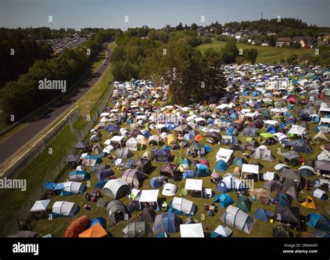 Rock am Ring, Green Camping near Nuerburg Stock Photo - Alamy