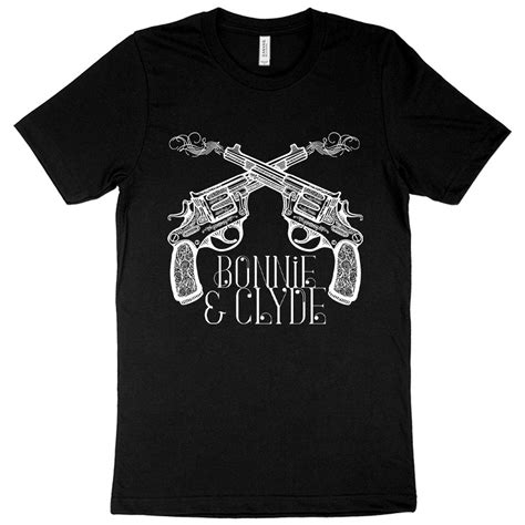 Bonnie and Clyde T-Shirt - Gun T-Shirt - Bonnie and Clyde Clothing