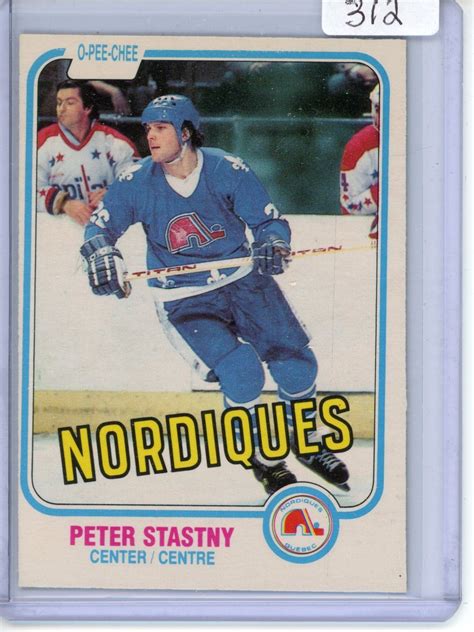 OPC 1981 Peter Stastny rookie - Schmalz Auctions