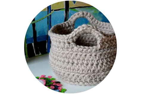 Crochet in Color: Chunky Crocheted Basket Pattern