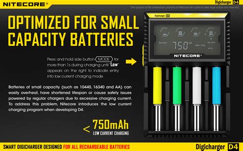 Nitecore D4 Battery Charger with Digital Display | Battery Charger – LightMen