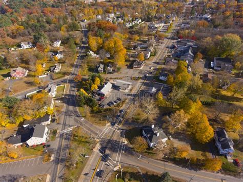 Tewksbury Town Center Aerial View, MA, USA Stock Image - Image of buildings, historical: 159561607