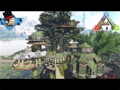 Ark: Survival Evolved - Treehouse - Village Build (Speed Build) - YouTube