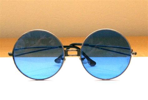 Blue Tint Round Sunglasses Vintage JV | Etsy | Round sunglasses vintage, Round sunglasses ...