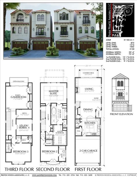 3 Story Condo Floor Plans - floorplans.click