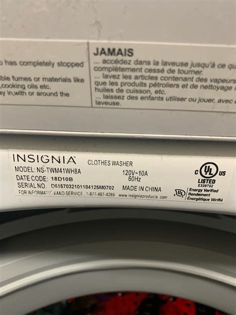 My Insignia washer stops in an error before spin and drain is complete ...