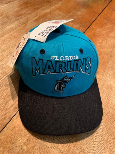 Vintage wool Florida Marlins mlb the game hat | Etsy