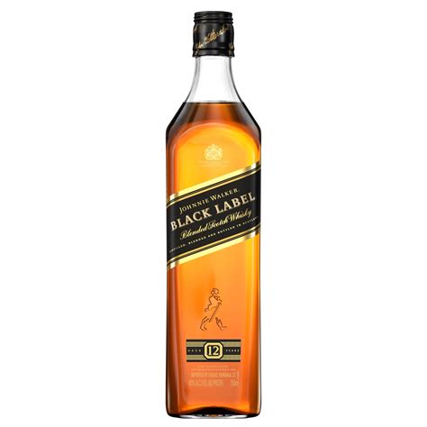 Johnnie Walker Black Label Blended Scotch Whisky, 750 mL (80 Proof) - Walmart.com