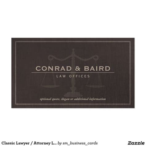 Classic Lawyer / Attorney Logo Business Card | Zazzle.com | Business card logo, Zazzle business ...