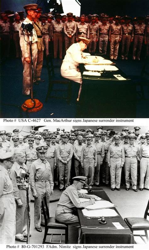 World War II in Pictures: Japanese Surrender Ceremony, 2 September 1945