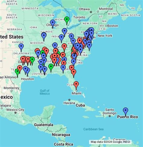 Map of Historically Black Colleges & Universities (HBCU) - TodaysDrum ...