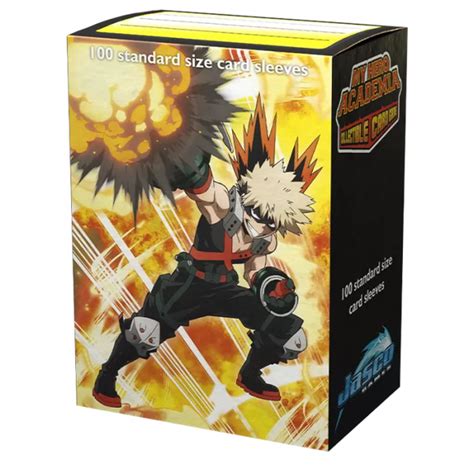 Dragon Shield Deck Sleeves Matte Art - My Hero Academia Bakugo Explode ...