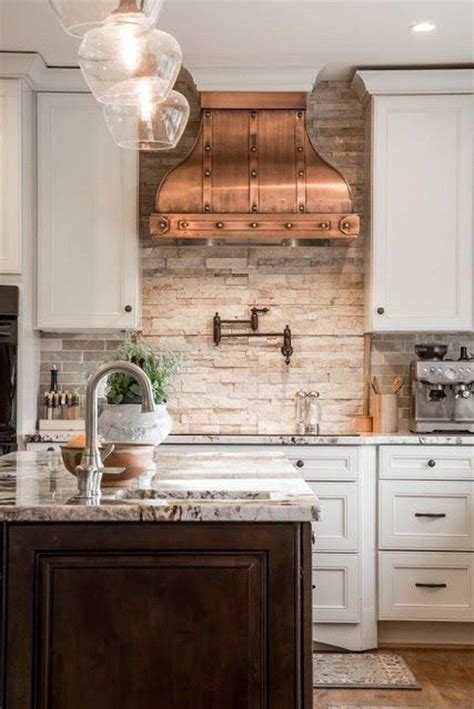 Popular Modern Farmhouse Kitchen Backsplash Ideas 09 | Country kitchen backsplash, French ...