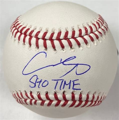 Shohei Ohtani Autographed "SHOTIME" Baseball | MLB Auctions