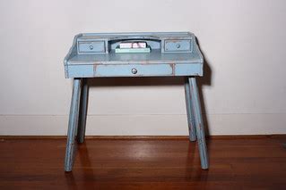 Desk SOLD | Vintage Shabby chic French style desk/vanity $80… | CastawayVintage | Flickr