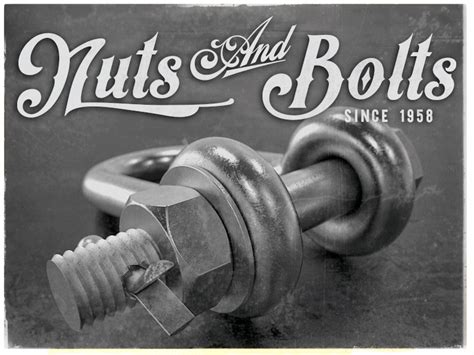 Nuts and Bolts logo by Delavallade Jean Philippe on Dribbble