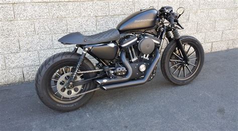 harley 883 iron cafe racer | Reviewmotors.co