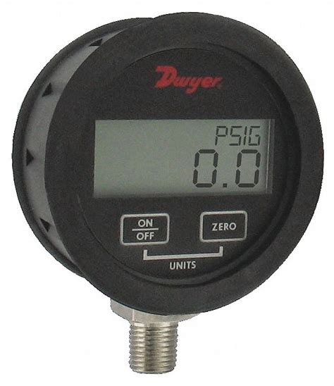 DWYER DWYER Digital Pressure Gauge: 0 to 500 psi, For Liquids & Gases ...