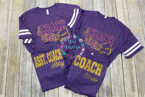 Cheer Coach Shirts Cheerleading Cheerleader Coach - Etsy Sweden