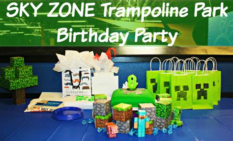 A Jumpin Good Time At A Sky Zone Trampoline Park Birthday Party