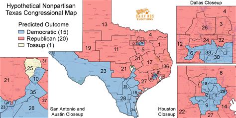 Map Of Texas Congressional Districts - Map