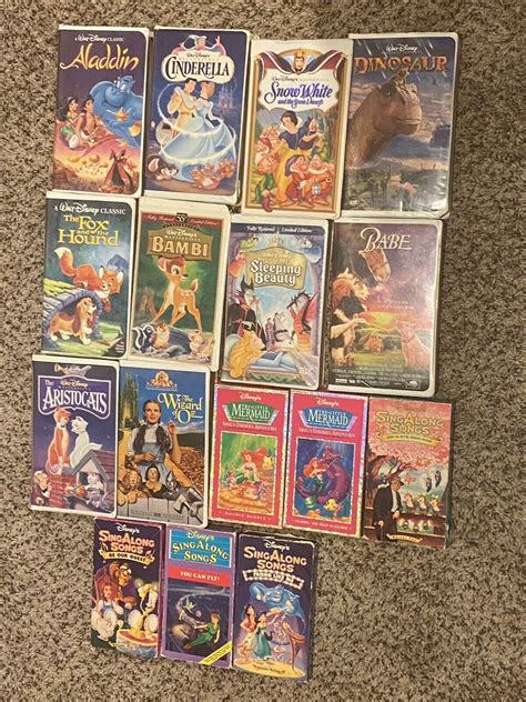 16 Walt Disney VHS Tapes Movies Lot | eBay