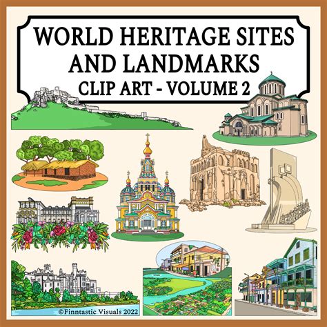 World Heritage Sites and Landmarks Clip Art Volume 2 | Made By Teachers