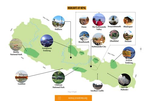 Nepal Tourism Map