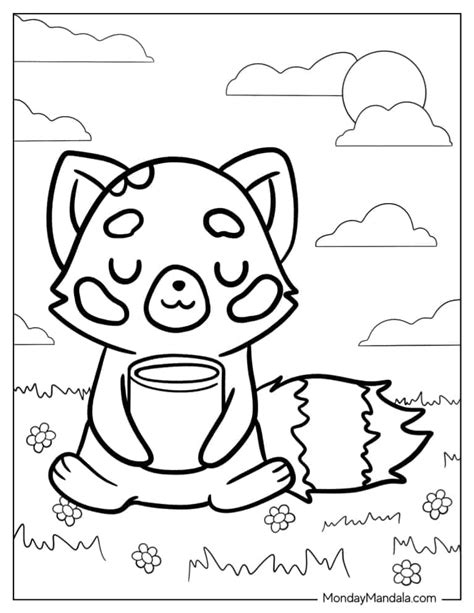 20 Red Panda Coloring Pages (Free PDF Printables)