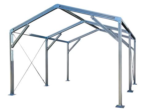 Modular Galvanized Steel Frames for Greenhouses - RED Metal