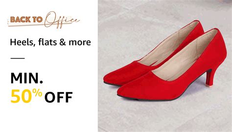 Buy women's shoes online at up to 60% off - Amazon.in