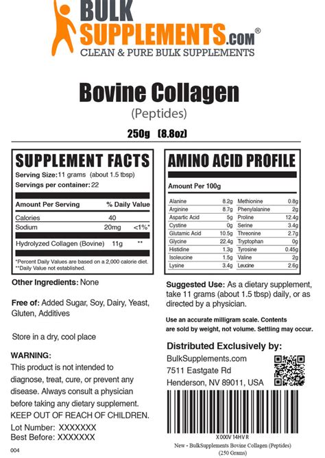 Bovine Collagen | Peptides | Collagen Supplement