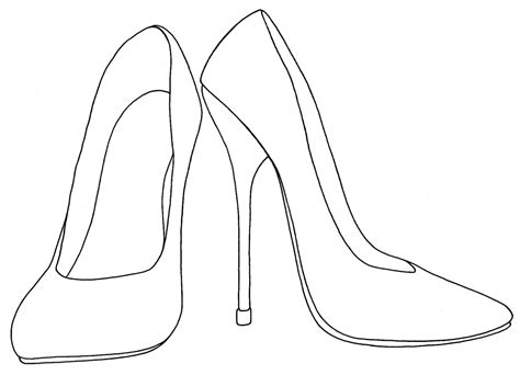 Shoe Drawing Template at GetDrawings | Free download