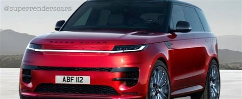 2024 Range Rover Sport EV Unofficially Revealed in Render Ahead of Land Rover's Timeline ...