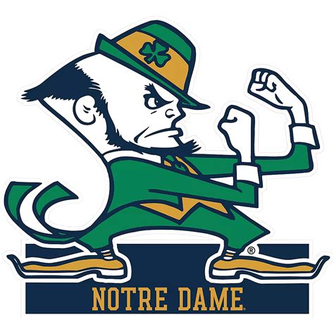 Notre Dame Fighting Irish Mascot Table Sign 7 1/2in x 8in | Party City