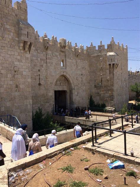 Damascus gate of the old city | Damascus gate, Old city, Natural landmarks