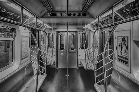 Inside The Empty Subway Train | Rare Digital Artwork | MakersPlace