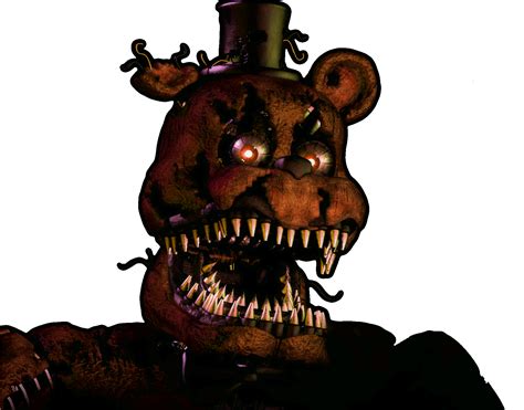 Download HD How To Draw Nightmare Freddy Fazbear, Step By Step, Transparent PNG Image - NicePNG.com