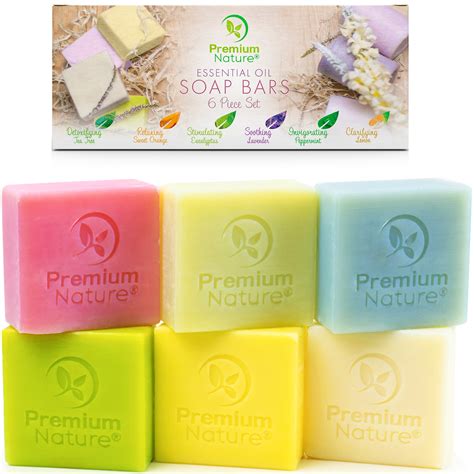 Natural Vegan Bath Bar Soap - All Natural Beauty Bars Gift Box Soap Sets for Women Unique Gifts ...