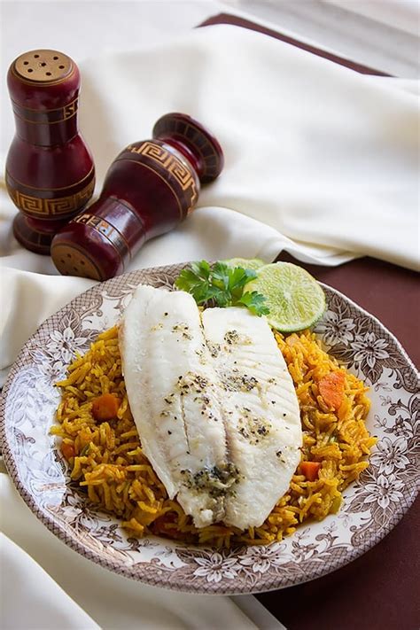 Baked Tilapia with Tomato Rice - Munaty Cooking