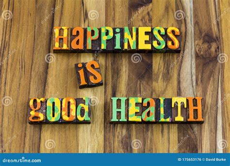 Happiness Good Health Wellbeing Stress Free Happy Healthy Lifestyle Stock Photo - Image of ...