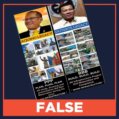 FALSE: No infrastructure built under Noynoy Aquino